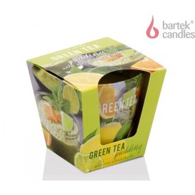Bartek Green Tea Pudding Pudding poharas illatgyertya 115g