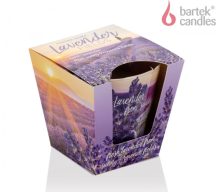 Bartek Lavender Fields poharas illatgyertya 115g