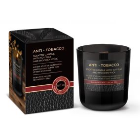 illatgyertya mintás üveg pohárban oriental