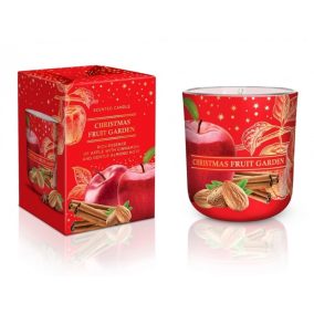 illatgyertya mintás üveg pohárban oriental