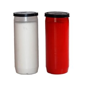   Hosszú égésű olajmécses betét OIL4 - 15 db - 190g - 42 óra égési idő - 57x150 mm - több színben