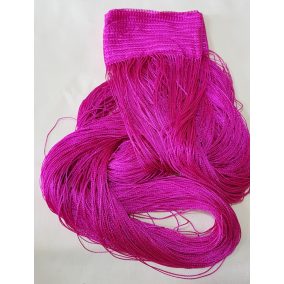 spagetti zsinór függöny pink színben