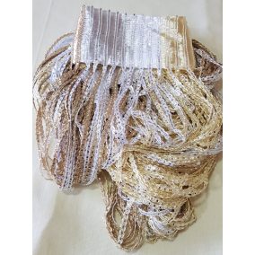 zsinórfüggöny spagettifüggönyök olcsón arany és ezüst szürke színben