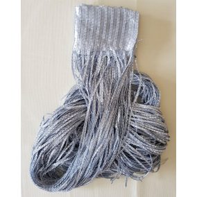 zsinórfüggönyök szalagfüggöny ezüst szürke színben